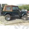 A VENDRE D'OCCASION: Jeep Wrangler YJ 4.0L année: 14/07/1992 4.0L essence 23 chevaux prix carte grise 391€ dans le gard 4 places accessoires et entretien: kit rehausse 4'' skyjacker body lift 2'' 5 jantes acier chromé 10x15 5 pneus BF Goodrich MU