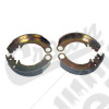 Kit de 4 mâchoires de frein pour avant ou arrière Jeep MB, M38, CJ2A, CJ3A