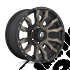 Jante aluminium Fuel Offroad noir et kaki D674 Blitz 5x127 / 9x18 / ET: +01 - 1450.177 / D67418907550