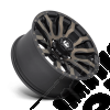 Jante aluminium Fuel Offroad noir et kaki D674 Blitz 5x127 / 9x18 / ET: +01 - 1450.177 / D67418907550