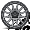 Jante aluminium Icon Alloys Compression Titanium - 9x18 / 5x127 / ET : 0 / CB: 71.6