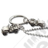 Porte clef Jeep Willys en acier