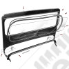 Joint de pare-brise Jeep Willys M38, CJ3A, CJA3B, CJ5, CJ6