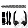 Rampe de 8 phares LED de 50" complète KC pour Jeep Gladiator JT