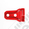 KENJCHP-RED-JLU Kit enjoliveurs de charnières de portes (couleur: rouge) Jeep Wrangler JL (2 portes) (pour le Unlimited prendre 2 jeux)