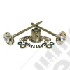 Kit blocage de différentiel (pneumatique) avec 2 arbres arrières renforcés (30 cannelures / c-clip / Dana 35) - M35W-2-30-YGL