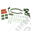 Kit fixation d'échappement ovale pour Jeep Willys MB, Hotchkiss M201 et Ford GPW