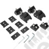 Kit attaches capot moteur réglable en acier et aluminium de la marque FLJ Offroad pour Jeep Wrangler TJ