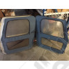 Occasion: Kit de 2 portes en toiles (coin carrés) (couleur: bleu) Jeep CJ7 et Wrangler YJ