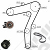 Kit de distribution moteur 2.2L Turbo Diesel Jeep Wrangler JL - 1347.35 / 68335121AA + 68189934AA + 68286227AA / 5706XS + T42140 + T43291