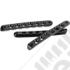 Kit enjoliveurs de portes en aluminium noir Jeep Wrangler JK Unlimited (4 portes) 