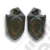 Kit fixations haut parleurs (sound boxes) (sans haut parleur) Jeep CJ7 et Wrangler YJ