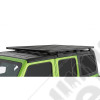 Kit galerie Pioneer Rhino-Rack (1800x1430mm) avec système Backbone et pieds RLT600 pour Jeep Wrangler JL Unlimited (4 portes) - 1579.39PRR2 / RHR-RLT600 + RHR-RJLB1 + RHR-QMFK05 + RHR-RLT600H + RHR-QMVA05 + RHR-62108 / RHR-JC-01646