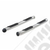 Kit marches pieds tubulaire avec anti-dérapants en acier/inox pour Jeep Cherokee Liberty KK