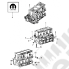 Kit pastilles de dessablage et bouchons pour le bloc moteur 2.8L CRD (177 ch.) Jeep Wrangler JK