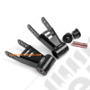 Kit de 2 jumelles de réhausse pour lames arrière +1.5" (+40mm) pour Jeep Cherokee XJ 
