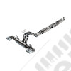 Ligne d'échappement en acier inox Atak Cat-Back BORLA avec double sorties pour moteur 6.4L V8 392 Jeep Wrangler JL Unlimited - 140893 / BOR140893 / BOR-140893