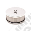 Filtre à air rond universel complet (Mr Gasket) - Diamètre : 6.5''
