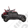 Bâche complète électrique Squareback by MyTop - Couleur : Tan (beige) - Jeep Wrangler JL Unlimited (4 portes)