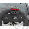 Support de plaque d'immatriculation US sur la roue de secours pour Jeep Wrangler JL