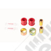 Suspension Track Bar Bushing Kit, Front, Polyurethane; 07-18 JK/JKU