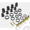 Suspension Control Arm Bushing Kit, Front, Black; 84-01 Cherokee XJ