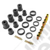 Suspension Control Arm Bushing Kit, Front, Black; 93-98 Grand Cherokee