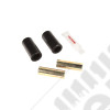 Suspension Leaf Spring Shackle Bushing Kit, Black; 55-75 Jeep CJ5