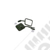 Door Mirror Kit, Convex Glass, Black; 55-86 Jeep CJ