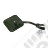 Door Mirror Kit, Left, Head/Arm, Black; 55-86 Jeep CJ