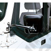Door Mirror Kit, CJ-Style, Black; 97-06 Jeep Wrangler TJ