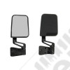 Door Mirror Kit, Black; 87-02 Jeep Wrangler
