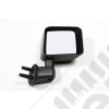 Door Mirror, Right, Black; 07-18 Jeep Wrangler JK
