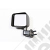 Door Mirror, Left, Black; 07-18 Jeep Wrangler JK