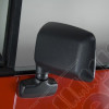 Door Mirror, Left, Black; 87-95 Jeep Wrangler YJ