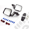 Door Mirror Kit, Heated, Black; 87-02 Jeep Wrangler YJ/TJ