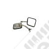 Door Mirror Kit, CJ-Style, Stainless Steel; 87-95 Jeep Wrangler YJ
