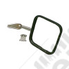 Door Mirror Kit, Right, Head/Arm, Stainless Steel; 55-86 Jeep CJ
