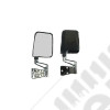 Door Mirror Kit, Chrome; 87-02 Jeep Wrangler YJ/TJ