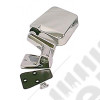 Door Mirror, Left, Chrome; 87-02 Jeep Wrangler YJ/TJ