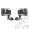 Door Mirror Kit, Chrome; 07-18 Jeep Wrangler JK
