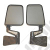Door Mirror Kit, LED Turn Signals, Heated, Black; 87-02 Wrangler YJ/TJ