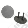 Door Mirror Filler Plate Kit, Textured Black; 07-18 Jeep Wrangler JK