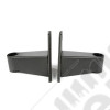 Mirror Relocation Bracket Kit, Textured Black 07-18 Jeep Wrangler JK