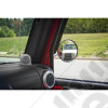 Quick Release Mirror Relocation Kit, Black 97-18 Jeep Wrangler