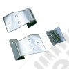 Mirror Relocation Bracket Kit, Stainless Steel; 03-06 Wrangler TJ/LJ