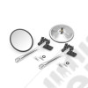 Quick Release Mirror Relocation Kit, Stainless; 97-18 Jeep Wrangler