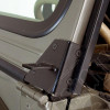 Light Mount Bracket Kit, Windshield; 76-95 Jeep CJ/Wrangler YJ