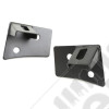 Light Mount Bracket Kit, Windshield, Textured Black; 07-18 Wrangler JK