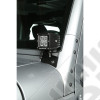 Light Mount Bracket Kit, Windshield, Textured Black 07-18 Wrangler JK